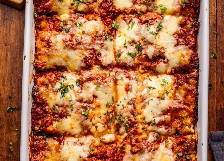 Lasagna Bolognese with Ricotta